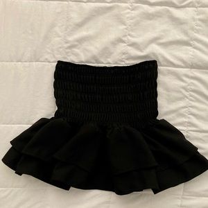 Zara black mini skirt